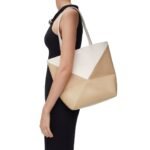 LOEWE PUZZLE FOLD TOTE BAG IN SHINY CALFSKIN
