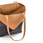 LOEWE PUZZLE FOLD TOTE BAG IN SHINY CALFSKIN