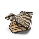 LOEWE PUZZLE FOLD TOTE BAG IN RAFFIA