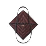 LOEWE PUZZLE FOLD TOTE BAG IN RAFFIA