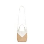 LOEWE PUZZLE FOLD TOTE MINI BAG IN SHINY CALFSKIN