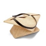 LOEWE PUZZLE FOLD TOTE XL BAG IN RAFFIA