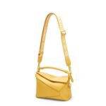 LOEWE SMALL PUZZLE BAG IN SATIN CALFSKIN