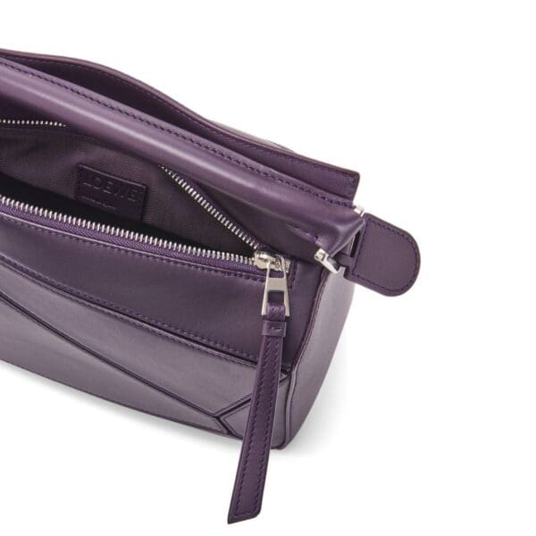 LOEWE SMALL PUZZLE BAG IN SATIN CALFSKIN