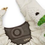 LOEWE MINI SQUEEZE BAG IN LEATHER WITH BEADS