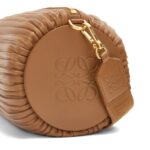 LOEWE LARGE BRACELET CLUTCH BAG IN PLEATED NAPPA