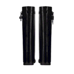 GIVENCHY SHARK LOCK BIKER BOOTS IN PATENT LEATHER