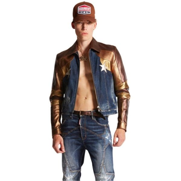 DSQUARED2 DARK RIPPED HYBRID KABAN