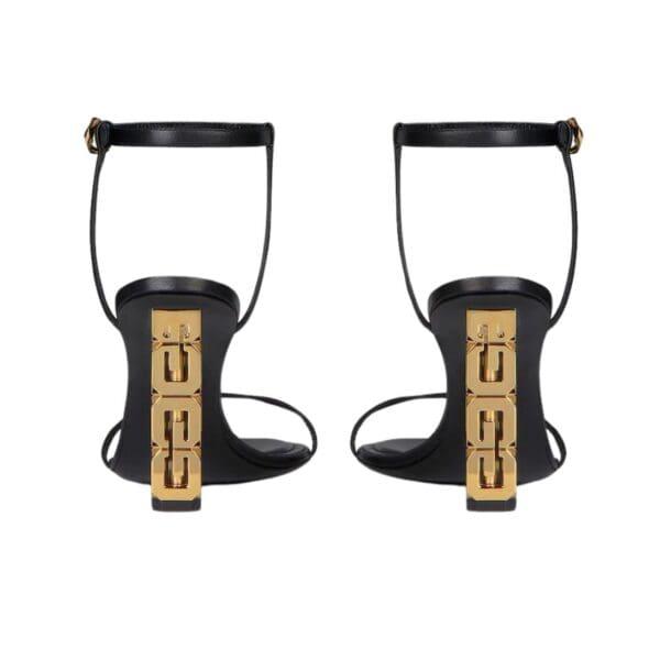 GIVENCHY G CUBE SANDALS IN LEATHER