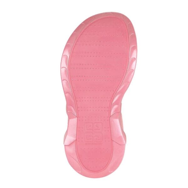 GIVENCHY MARSHMALLOW WEDGE SANDALS IN IRIDESCENT RUBBER