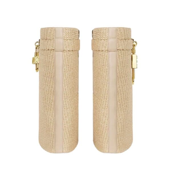 GIVENCHY SHARK LOCK ANKLE BOOTS IN RAFFIA