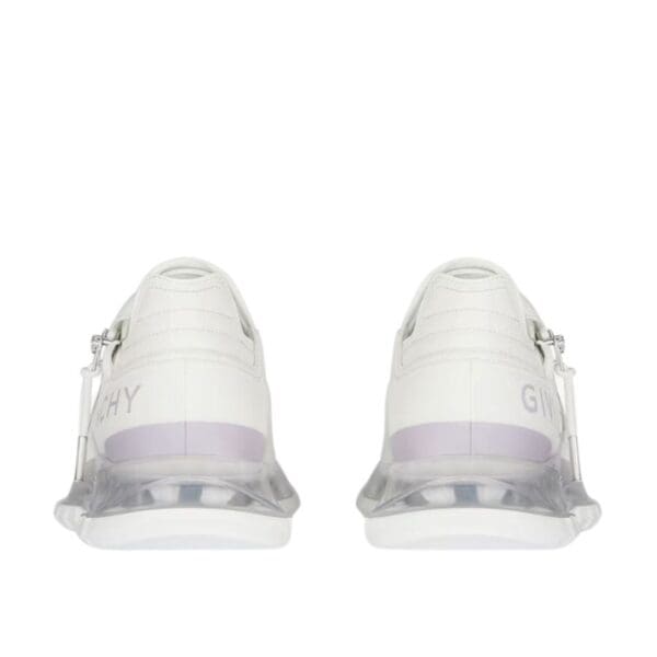GIVENCHY SPECTRE RUNNER SNEAKERS IN LEATHER WITH ZIP