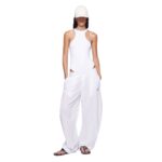 THE ATTICO WHITE LONG PANTS