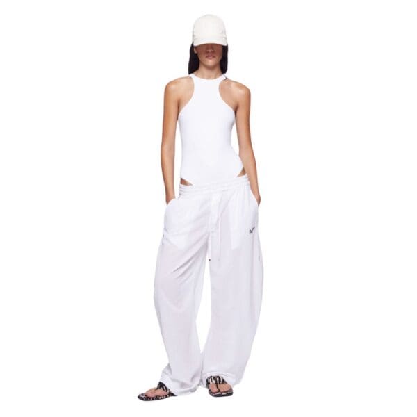 THE ATTICO WHITE LONG PANTS