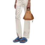 LOEWE HAMMOCK COMPACT BAG IN SATIN CALFSKIN