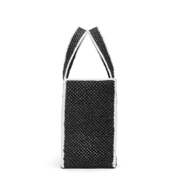 LOEWE FONT TOTE LARGE BAG IN RAFFIA
