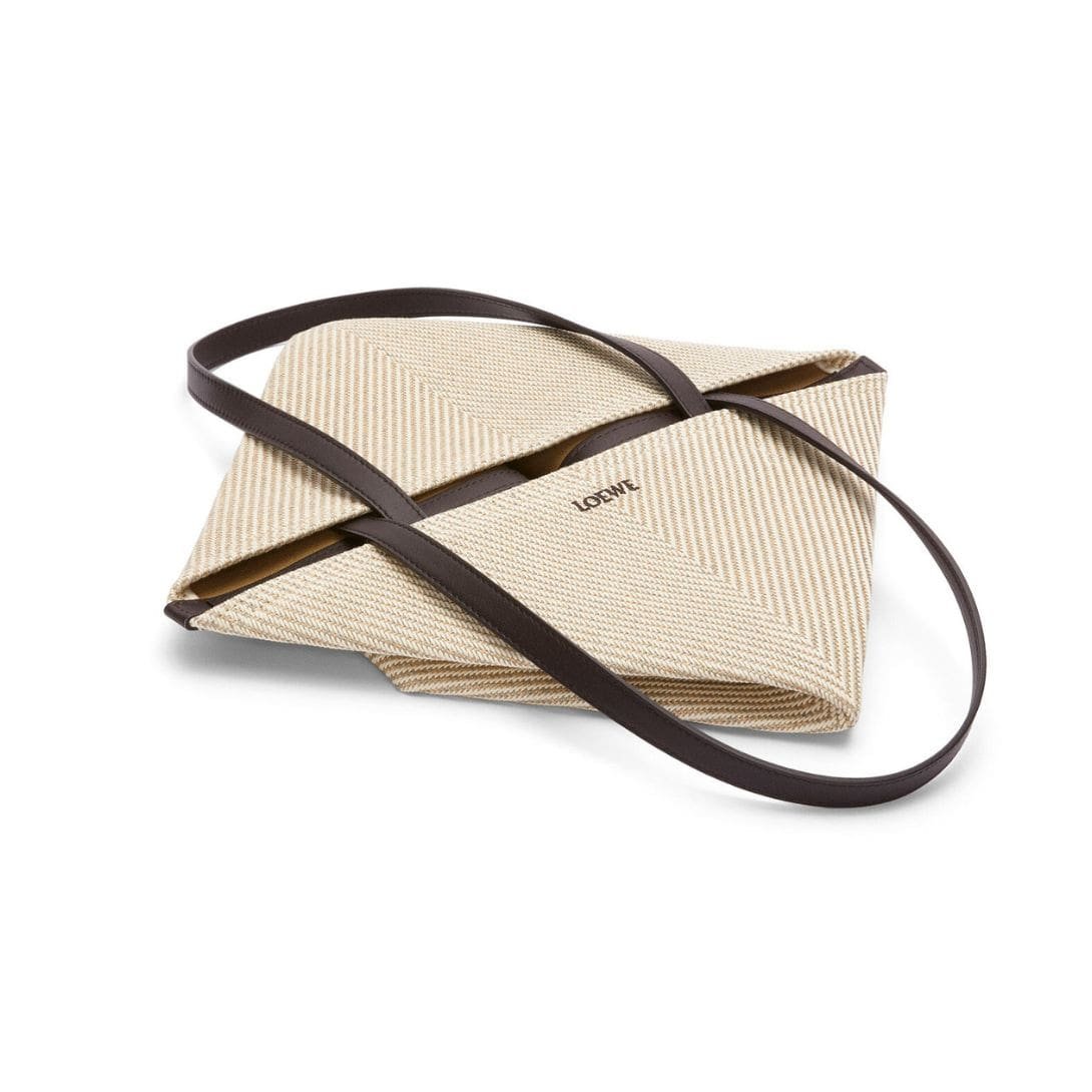 LOEWE PUZZLE FOLD TOTE BAG IN COTTON JACQUARD