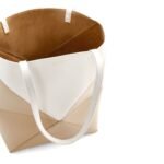 LOEWE PUZZLE FOLD TOTE BAG IN SHINY CALFSKIN