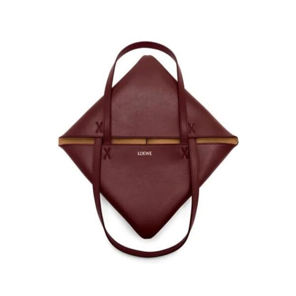 LOEWE PUZZLE FOLD TOTE BAG IN SHINY CALFSKIN