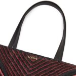 LOEWE PUZZLE FOLD TOTE BAG IN RAFFIA