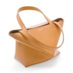 LOEWE PUZZLE FOLD TOTE MINI BAG IN SHINY CALFSKIN
