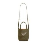 LOEWE PUZZLE FOLD TOTE MINI BAG IN SHINY CALFSKIN