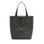 LOEWE PUZZLE FOLD TOTE XL BAG IN SHINY CALFSKIN