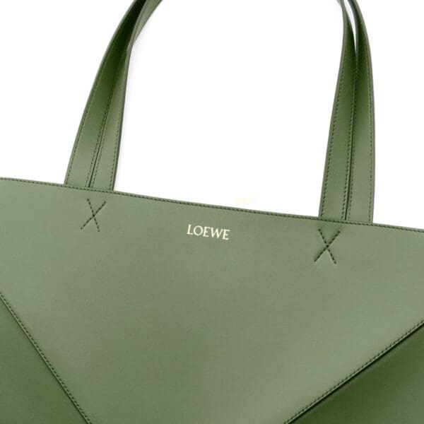 LOEWE PUZZLE FOLD TOTE XL BAG IN SHINY CALFSKIN