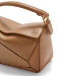LOEWE SMALL PUZZLE BAG IN SATIN CALFSKIN
