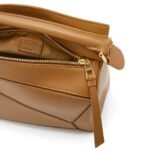 LOEWE SMALL PUZZLE BAG IN SATIN CALFSKIN