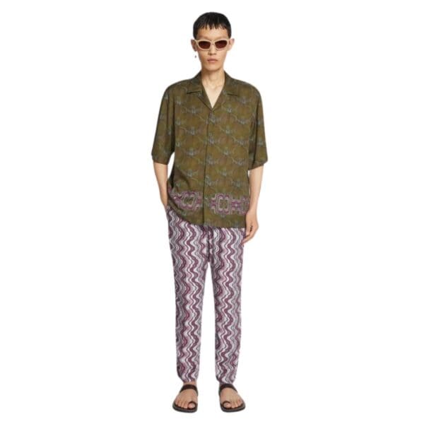 DRIES VAN NOTEN EMBROIDERED SHIRT