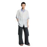 DRIES VAN NOTEN SILK OMBRE SHIRT