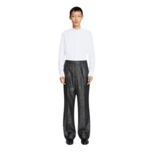 DRIES VAN NOTEN COTTON TUXEDO SHIRT