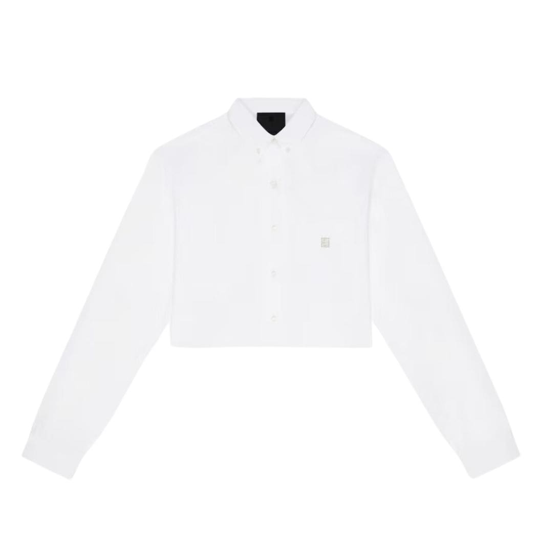 GIVENCHY CROPPED SHIRT IN POPLIN