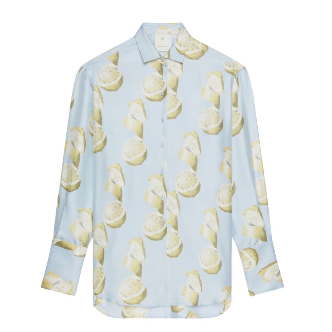 GIVENCHY OVERSIZED PRINTED SHIRT IN SILK