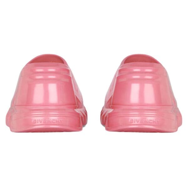 GIVENCHY MARSHMALLOW WEDGE SANDALS IN IRIDESCENT RUBBER