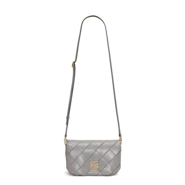 LOEWE GOYA PUFFER MINI BAG IN SHINY LAMBSKIN
