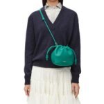 LOEWE MINI FLAMENCO PURSE BAG IN SOFT LAMBSKIN