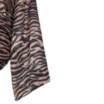 THE ATTICO CAPPUCCINO AND BLACK MINI DRESS