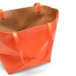LOEWE PUZZLE FOLD TOTE BAG IN SHINY CALFSKIN