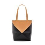 LOEWE PUZZLE FOLD TOTE BAG IN SHINY CALFSKIN