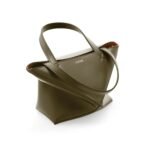 LOEWE PUZZLE FOLD TOTE MINI BAG IN SHINY CALFSKIN