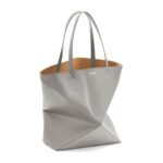 LOEWE PUZZLE FOLD TOTE XL BAG IN SHINY CALFSKIN
