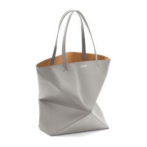 LOEWE PUZZLE FOLD TOTE XL BAG IN SHINY CALFSKIN