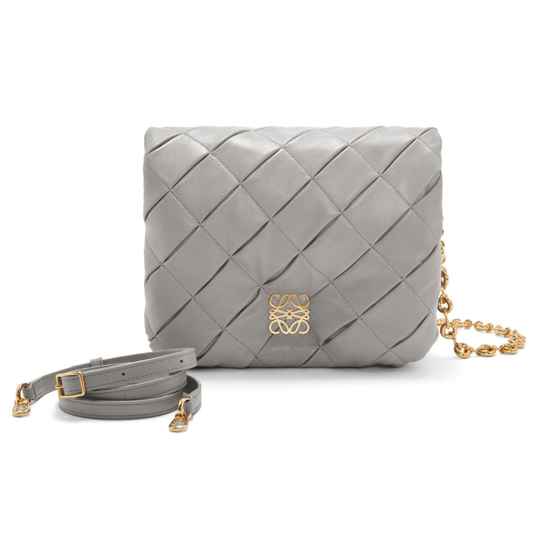 LOEWE GOYA PUFFER BAG IN SHINY LAMBSKIN 1 LOEWE GOYA PUFFER BAG IN SHINY LAMBSKIN