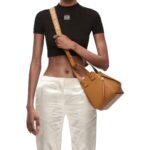 LOEWE HAMMOCK COMPACT BAG IN SATIN CALFSKIN