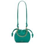 LOEWE MINI FLAMENCO PURSE BAG IN SOFT LAMBSKIN