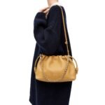 LOEWE MINI FLAMENCO PURSE BAG IN SOFT LAMBSKIN