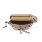 LOEWE GATE DUAL MINI BAG IN SOFT CALFSKIN AND JACQUARD