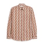 DRIES VAN NOTEN PRINTED FITTED SHIRT